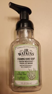 J.R. Watkins Foaming Hand Soap, Savon Moussant pur. Our les mains
