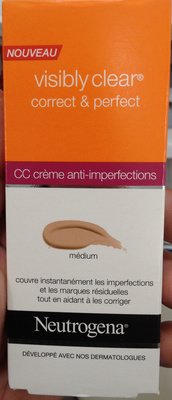 Johnson & Johnson, Neutrogena Visibly Clear correct & perfect – Médium