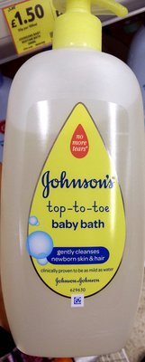 Johnson’s Top-to-toe baby bath