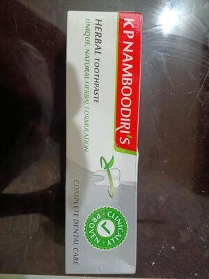 K P NAMBOODIRI’S Toothpaste