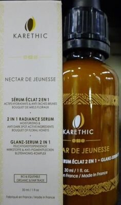 Karethic Nectar de Jeunesse – Sérum Éclat 2 en 1 Anti-tâches