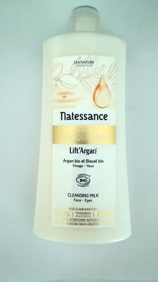 Léa Nature Laboratoire Natessance Lait démaquillant Lift’Argan Argan bio et Bleuet bio