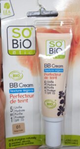 Léa Nature, So’ Bio étic BB cream texture légère perfecteur de teint – 01 beige nude