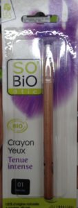 Léa Nature, So’ Bio étic Crayon yeux tenue intense – 01 noir