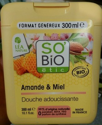 Léa Nature, So’ Bio étic Douche adoucissante Amande & miel