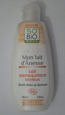 Léa Nature, So’Bio étic Lait démaquillant soyeux – Mon lait d’Ânesse – So’Bio étic