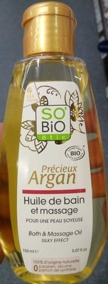 Léa Nature, So’ Bio étic Précieux argan Huile de bain et massage