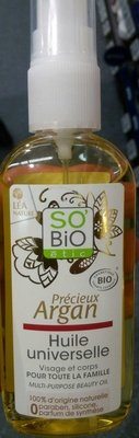 Léa Nature, So’ Bio étic Précieux argan Huile universelle