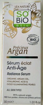 Léa Nature So’bio étic Précieux Argan- Sérum éclat anti-age