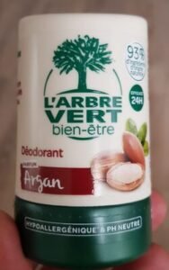 L’arbre vert Déodorant Argan & Harnarnélis