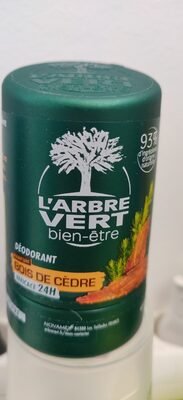 L’Arbre Vert Déodorant Bois de cèdre