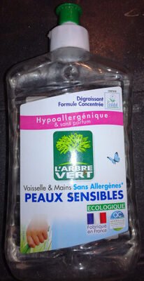 L’arbre vert Dishwashing Detergent sensitive hands