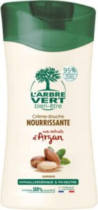 L’Arbre Vert, L’Arbre Vert bien-être, Novamex Crème douche Nourissante aux extraits d’Argan bio