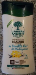 L’Arbre Vert, Novamex Crème douche relaxante aux extraits de Vanille Bio de Madagascar