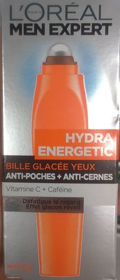L’Oréal, L’Oréal Men Expert Hydra Energetic Bille glacée Yeux anti-poches + anti-cernes