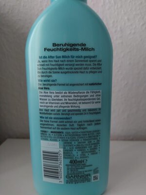 L’Oréal, L’Oreal Consumer products, Garnier Ambre Solaire Aftersun