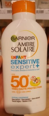 L’Oréal, L’Oreal Consumer products, Garnier Ambre Solaire Enfant Sensitive Expert +