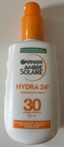 L’Oréal, L’Oreal Consumer products, Garnier AMBRE SOLAIRE Hydra 24H Sonnenschutz-Spray (SPF 30)