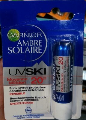 L’Oréal, L’Oreal Consumer products, Garnier, Garnier Ambre Solaire UVSKI Moyenne 20 SPF