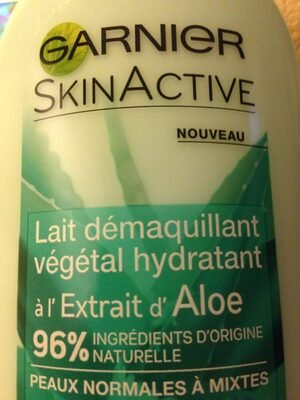 L’Oréal, L’Oreal Consumer products, Garnier Lait Démaquillant végétal hydratant à l’Extrait d’Aloe