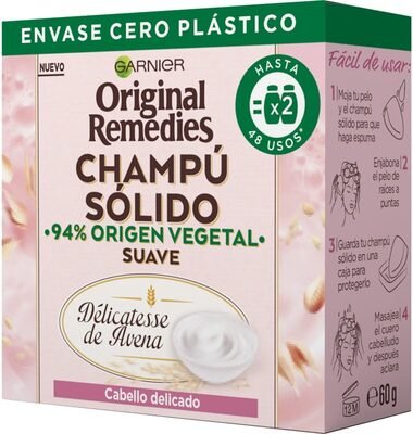 L’Oréal, L’Oreal Consumer products, Garnier Original remedies champú solido avena