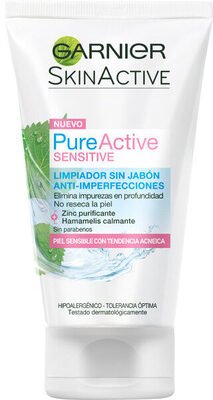 L’Oréal, L’Oreal Consumer products, Garnier PureActive sensitive limpiador sin jabón
