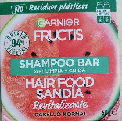 L’Oréal, L’Oreal Consumer products, Garnier Shampoo bar hair food sandia