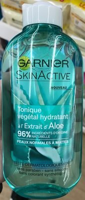 L’Oréal, L’Oreal Consumer products, Garnier, SkinActive SkinActive Tonique végétal hydratant à l’extrait d’aloe