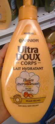 L’Oréal, L’Oreal Consumer products, Garnier, Ultra Doux Corps Lait hydratant Huiles merveilleuses Argan & Camélia