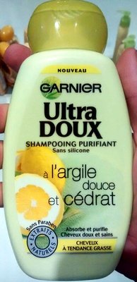 L’Oréal, L’Oreal Consumer products, Garnier, Ultra Doux Shampooing purifiant sans silicone à l’argile douce et cédrat