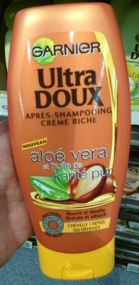 L’Oréal, L’Oreal Consumer products, Garnier, Ultra-Doux Ultra Doux Après-shampooing crème riche Aloé vera et huile de karité pur
