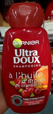 L’Oréal, L’Oreal Consumer products, Garnier, Ultra Doux Ultra Doux Shampooing à l’huile d’argan et cranberry