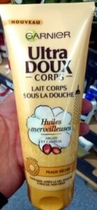 L’Oréal, L’Oreal Consumer products, Garnier, Ultra-Doux Ultra Doux Corps Lait Corps sous la douche Huiles merveilleuses Argan et camélia