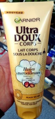 L’Oréal, L’Oreal Consumer products, Garnier, Ultra-Doux Ultra Doux Corps Lait Corps sous la douche Huiles merveilleuses Argan et camélia