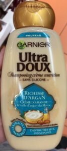 L’Oréal, L’Oreal Consumer products, Garnier, Ultra Doux Ultra Doux Shampooing crème nutrition Richesse d’Argan