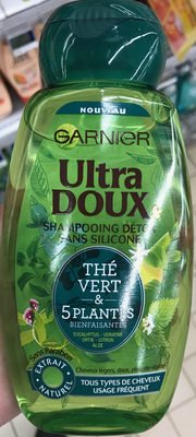 L’Oréal, L’Oreal Consumer products, Garnier, Ultra Doux Ultra Doux Shampooing Détox Thé Vert & 5 Plantes