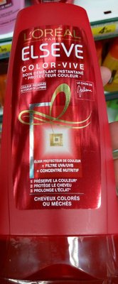 L’Oréal, L’Oreal Consumer products, L’Oréal Paris, Elseve Color-Vive Soin démêlant instantané Cheveux colorés ou mêchés