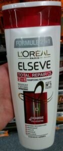 L’Oréal, L’Oreal Consumer products, L’Oréal Paris, Elseve Elseve Formule 2 en 1 Total Repair Shampooing reconstituant