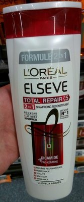 L’Oréal, L’Oreal Consumer products, L’Oréal Paris, Elseve Elseve Formule 2 en 1 Total Repair Shampooing reconstituant