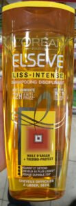 L’Oréal, L’Oreal Consumer products, L’Oréal Paris, Elseve Elseve Liss-Intense Shampooing disciplinant Huile d’Argan + Thermo-Protect