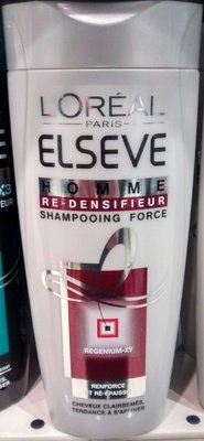 L’Oréal, L’Oreal Consumer products, L’Oréal Paris, Elseve Re-densifieur shampooing force Homme