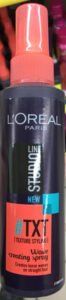 L’Oréal, L’Oreal Consumer products, L’Oréal Paris Studio Line #TXT Wave creating spray