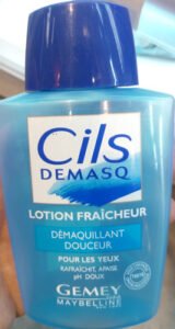 L’Oréal, L’Oreal Consumer products, Maybelline, Gemey, Gemey Maybelline Cils Demasq – Lotion fraîcheur démaquillant douceur pour les yeux