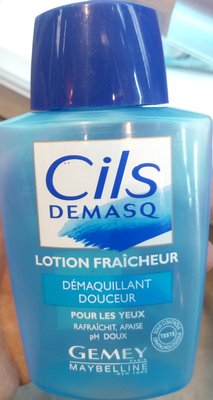 L’Oréal, L’Oreal Consumer products, Maybelline, Gemey, Gemey Maybelline Cils Demasq – Lotion fraîcheur démaquillant douceur pour les yeux