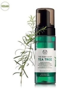 L’Oréal, L’Oreal Luxe, The Body Shop Tea Tree skin clearing foaming cleanser