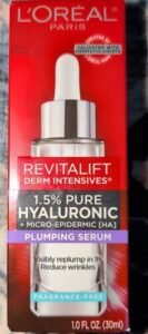 L’Oréal, L’Oreal Paris Revitalift 1.5% Pure Hyaluronic Acid Serum for Face