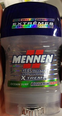 L’Oréal, LASCAD, Mennen Gel ultra frais anti-transpirant X-treme Ocean surf 48H