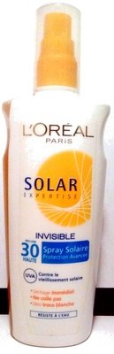 L’Oréal Solar Expertise Spray solaire Invisible 30