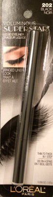 L’Oréal VOLUMINOUS SUPERSTAR™ liquid eyeliner 202 Black