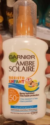 l-oreal, l-oreal-consumer-products, garnier Ambre solaire Resisto Enfant FPS 50+